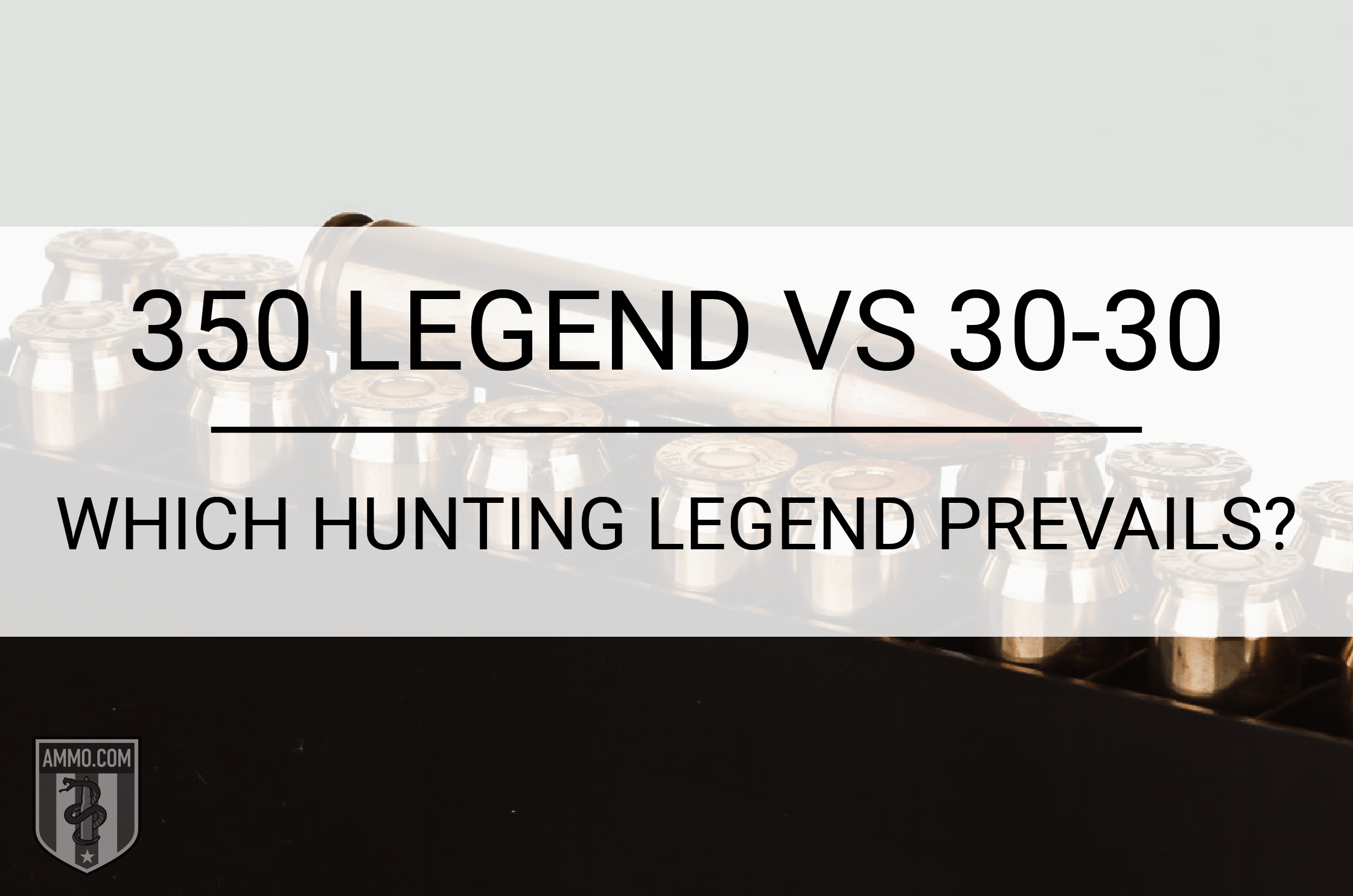 350 Legend vs. 30-30: Hunting Caliber Comparison by Ammo.com