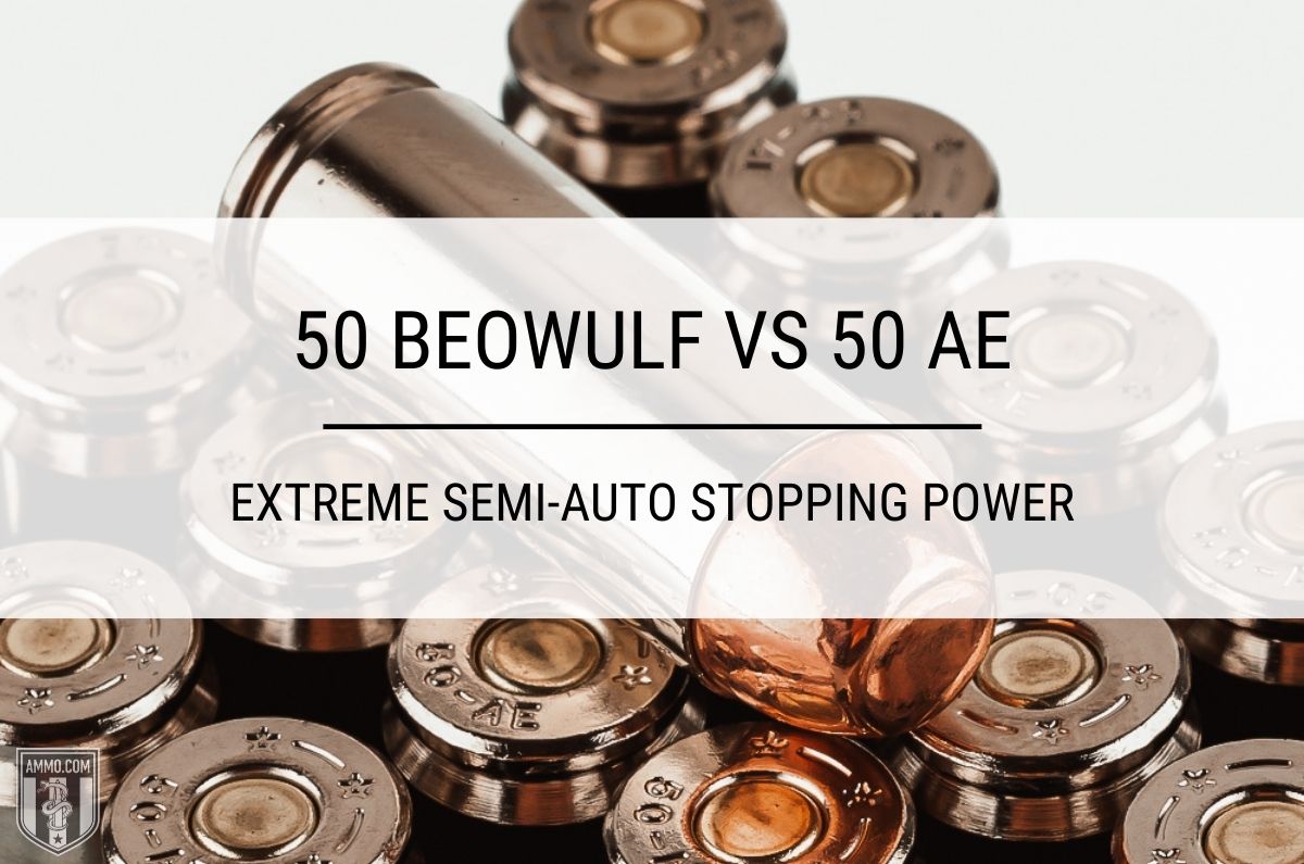 50 Beowulf vs 50 AE - Caliber Comparison by