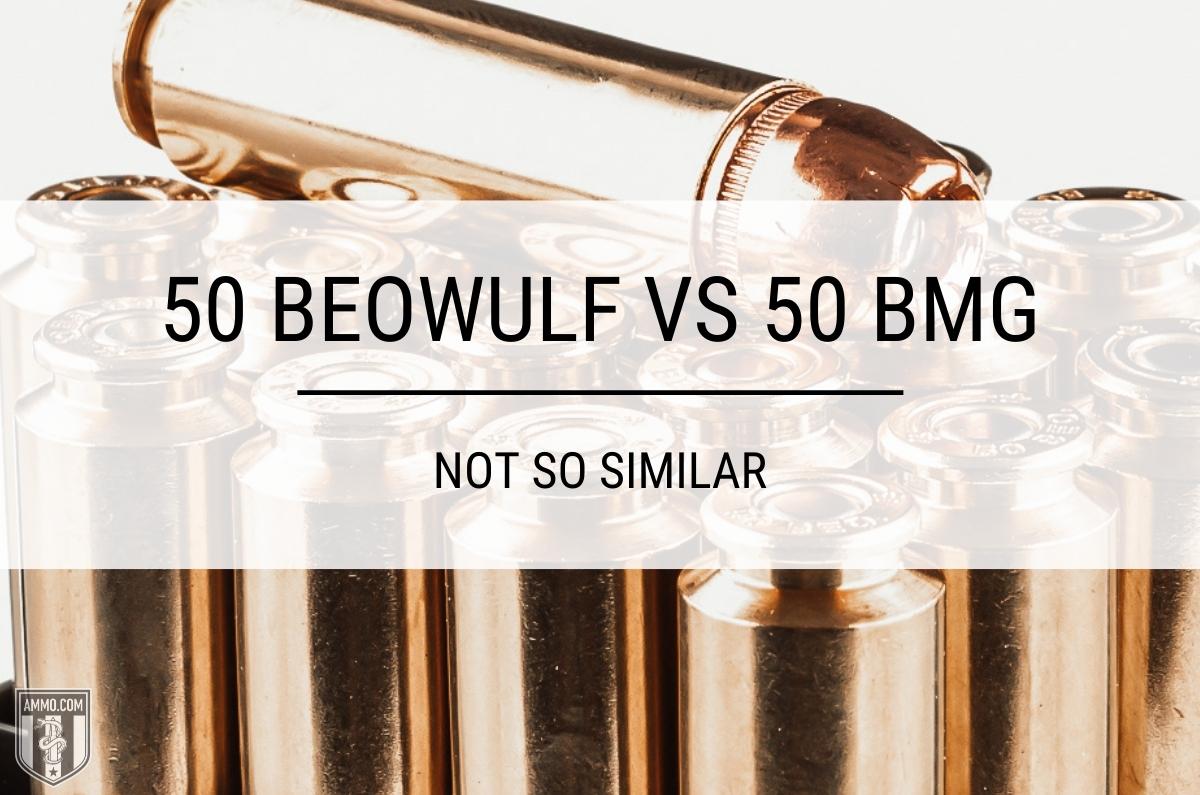 50 Beowulf vs 50 AE - Caliber Comparison by