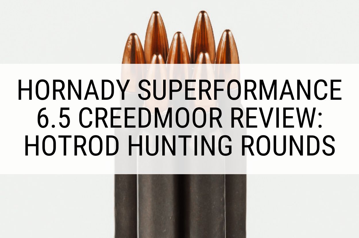 Hornady Superformance Ammunition - 6.5 Creedmoor - 120 Grain CX Lead Free -  20 Rounds - Brass Case