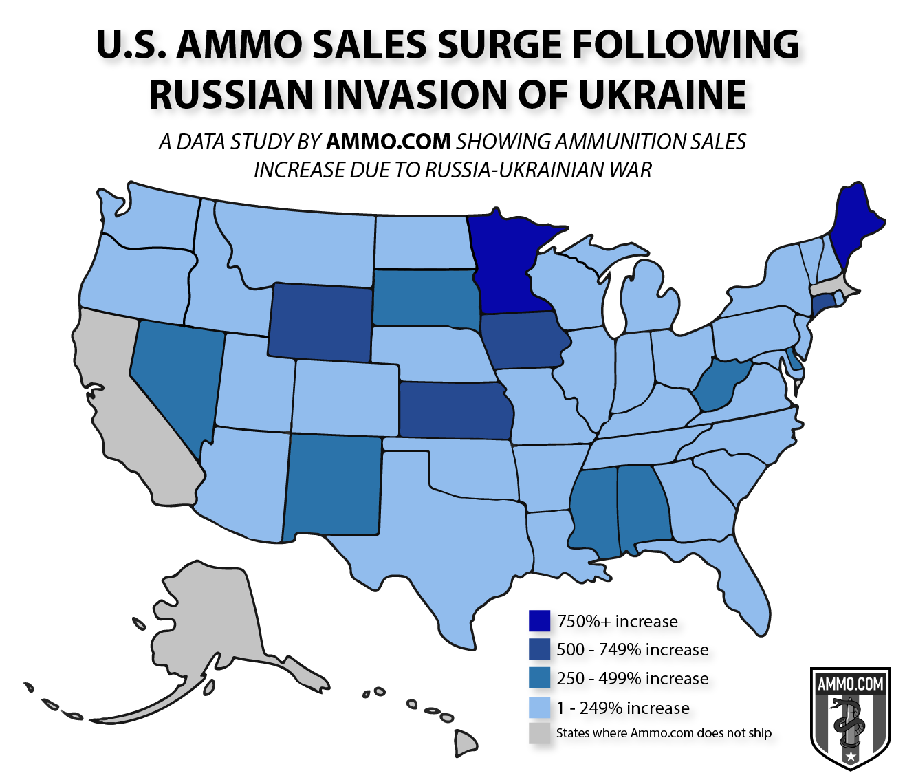ammo not available in us